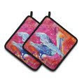 Carolines Treasures Pelican Pair of Pot Holders, 7.5 x 3 x 7.5 in. 8360PTHD